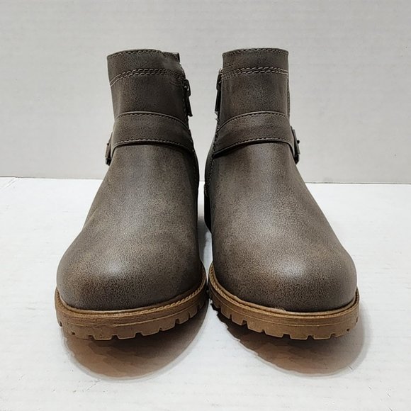 New Wonder Nation Sweater Knit Boot - Gray - Size 2 - Picture 3 of 8